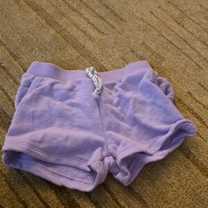 5/25 Carter's Lavender Terry Pull-On Shorts Size 6/6x